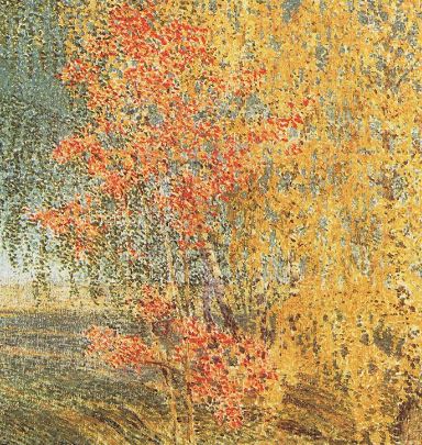  Igor Grabar «Autumn. Rowan and Birch», 1924